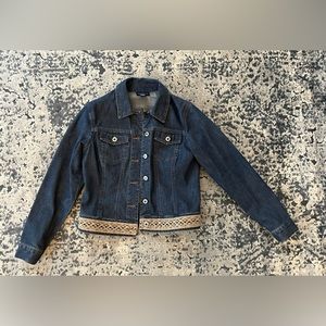 Ann Taylor denim jacket with cute detail